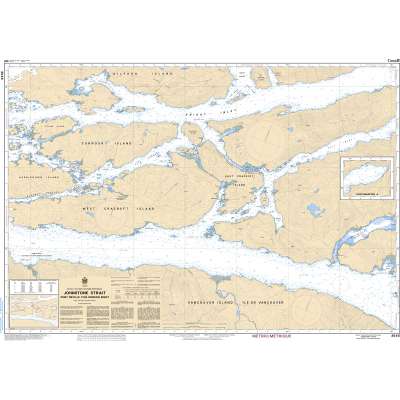 CHS Chart 3545: Johnstone Strait, Port Neville to/à Robson Bight