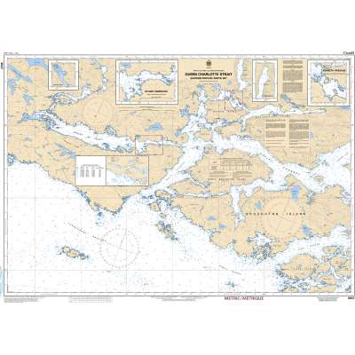 CHS Chart 3547: Queen Charlotte Strait, Eastern Portion/Partie Est