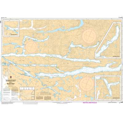 CHS Chart 3552: Seymour Inlet and/et Belize Inlet
