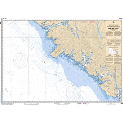 Pacific Region Charts :CHS Chart 3604: Nootka Sound to/à Quatsino Sound