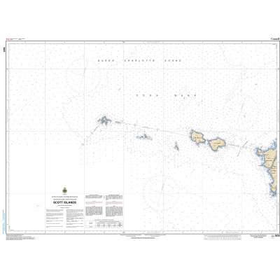 CHS Chart 3625: Scott Islands