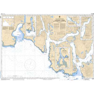 CHS Chart 3674: Clayoquot Sound, Millar Channel to/à Estevan Point