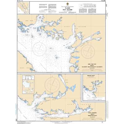 CHS Chart 3721: Plans Pitt Island