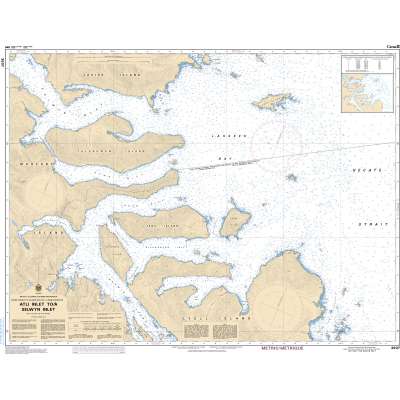 Pacific Region Charts :CHS Chart 3807: Atli Inlet to/à Selwyn Inlet