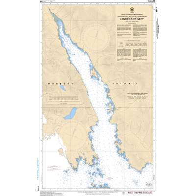 Pacific Region Charts :CHS Chart 3857: Louscoone Inlet