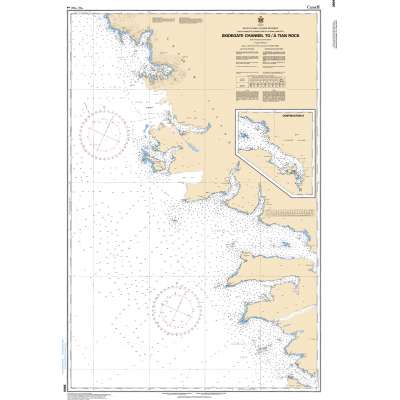 CHS Chart 3869: Skidegate Channel to/à Tian Rock