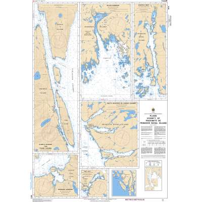 CHS Chart 3911: Plans Vicinity of/Proximité de Princess Royal Island