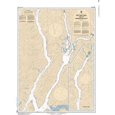 CHS Chart 3933: Portland Canal and/et Observatory Inlet