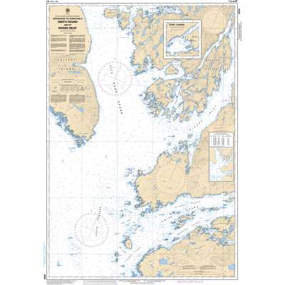 CHS Chart 3934: Approaches to/Approches à Smith Sound and/et Rivers Inlet