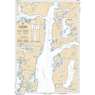 CHS Chart 3936: Fitz Hugh Sound to/à Lama Passage