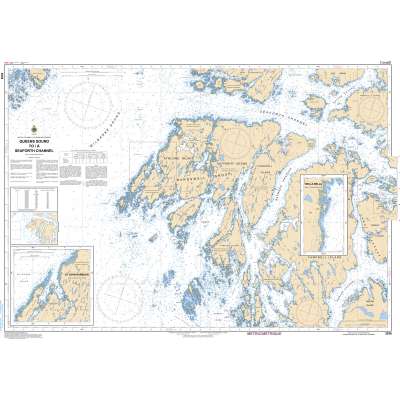 CHS Chart 3938: Queens Sound to/à Seaforth Channel