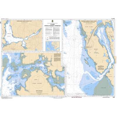 CHS Chart 3955: Plans - Prince Rupert Harbour