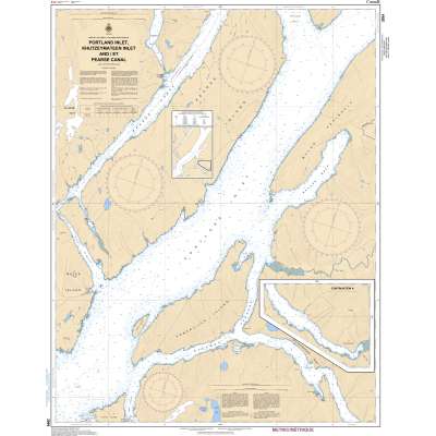 CHS Chart 3994: Portland Inlet, Khutzeymateen Inlet and Pearse Canal