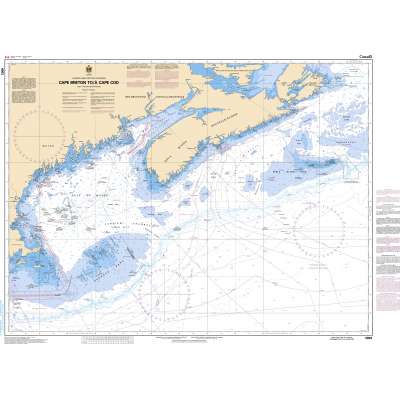 CHS Chart 4003: Cape Breton to/à Cape Cod