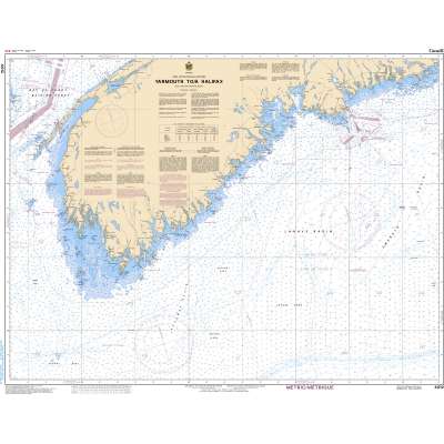 CHS Chart 4012: Yarmouth to/à Halifax