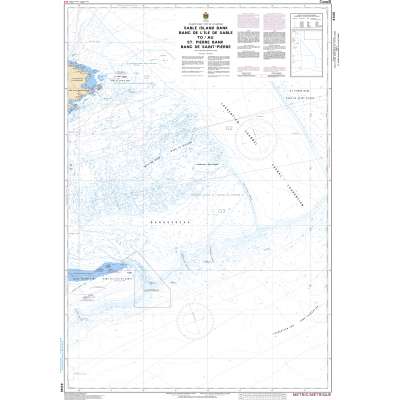 CHS Chart 4045: Sable Island Bank/Banc de I'Île de Sable to/au St. Pierre Bank/Banc de Saint Pierre