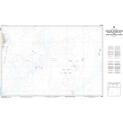 CHS Chart 4049: Grand Bank, Northern Portion / Grand Banc, Partie Nord to / à Flemish Pass / Passe Flamande