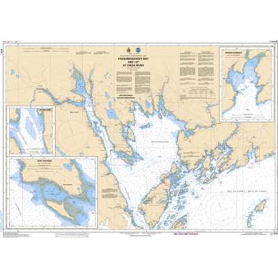 CHS Chart 4115: Passamaquoddy Bay and/et St. Croix River
