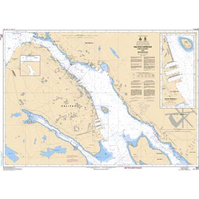 CHS Chart 4202: Halifax Harbour - Point Pleasant to/à Bedford Basin