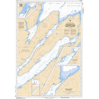 CHS Chart 4277: Great Bras D'Or, St. Andrews Channel and/et St. Anns Bay