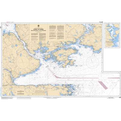 CHS Chart 4335: Strait of Canso and Approaches/et les approches