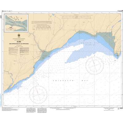 CHS Chart 4337: Alma (and Approaches/et les Approaches)