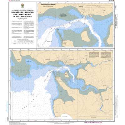 Atlantic Region Charts :CHS Chart 4459: Summerside Harbour and Approaches/et les approches
