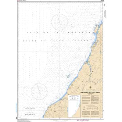 CHS Chart 4463: Chéticamp to/à Cape Mabou