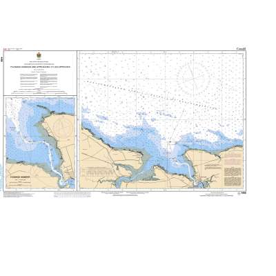 CHS Chart 4498: Pugwash Harbour and approaches/et les approches