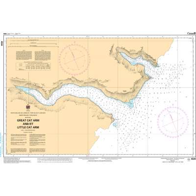 Atlantic Region Charts :CHS Chart 4504: Great Cat Arms and/et Little Cat Arm