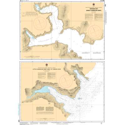 Atlantic Region Charts :CHS Chart 4505: Plans - East Coast of the Island of Newfoundland/Côte Est de l'Île de Terre Neuve