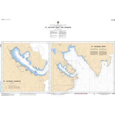 CHS Chart 4514: St. Anthony Bight and Harbour