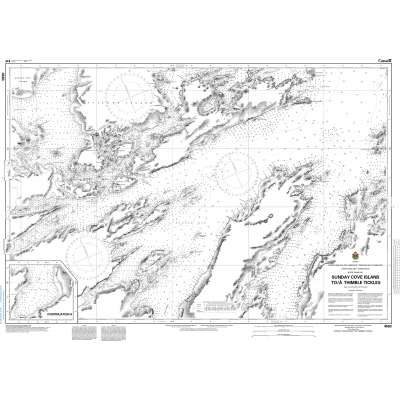 CHS Chart 4593: Sunday Cove Island to/à Thimble Tickles