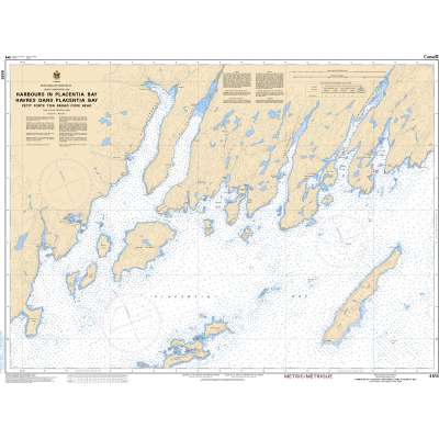 Atlantic Region Charts :CHS Chart 4615: Harbours in Placentia Bay Petite Forte to Broad Cove Head
