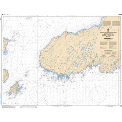 Atlantic Region Charts :CHS Chart 4625: Burin Peninsula to/à Saint-Pierre