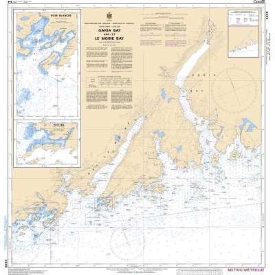 CHS Chart 4639: Garia Bay and/et Le Moine Bay