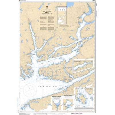 CHS Chart 4644: Bay D'Espoir and/et Hermitage Bay