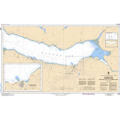 CHS Chart 4652: Humber Arm Meadows Point to/à Humber River