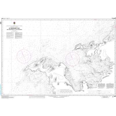 CHS Chart 4665: St. Margaret Bay and Approaches/et les approches