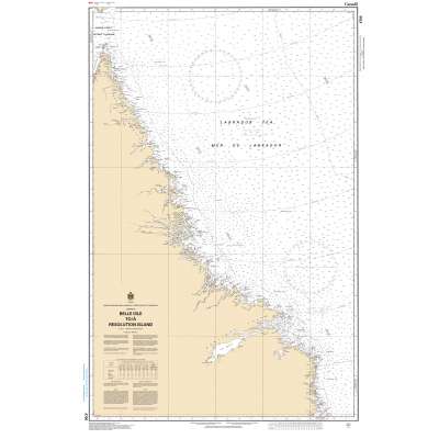 CHS Chart 4700: Belle Isle to/à Resolution Island