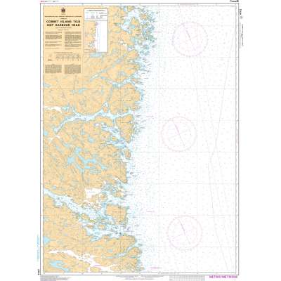Atlantic Region Charts :CHS Chart 4702: Corbett Island to/à Ship Harbour Head