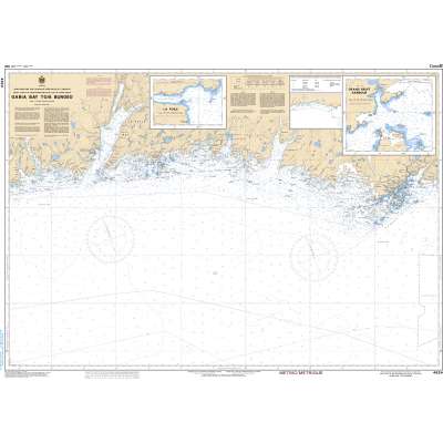 CHS Chart 4824: Garia Bay to/à Burgeo