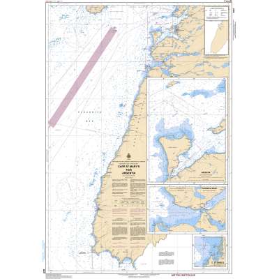 CHS Chart 4841: Cape St Mary's to / à Argentia