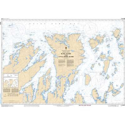 CHS Chart 4864: Black Island to/à Little Denier Island
