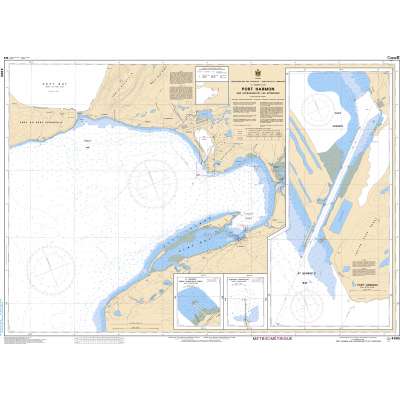 CHS Chart 4885: Port Harmon and Approaches/et les approches