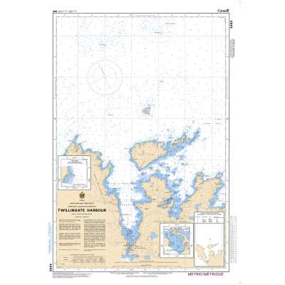 Atlantic Region Charts :CHS Chart 4886: Twillingate Harbours