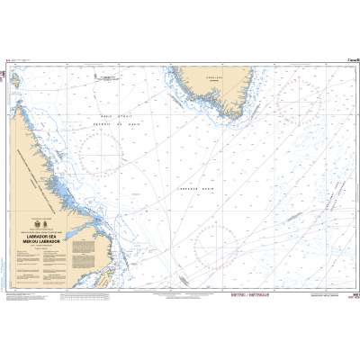 CHS Chart 5001: Labrador Sea/ Mer du Labrador