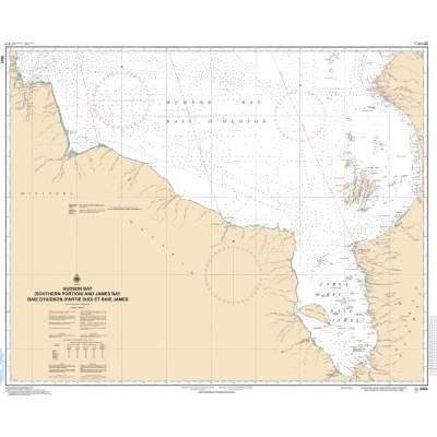 CHS Chart 5003: Hudson Bay (Southern Portion) and James Bay