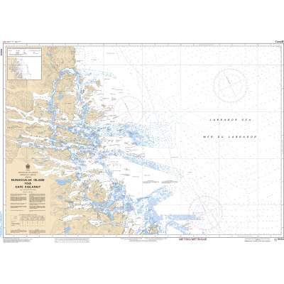 CHS Chart 5024: Nunaksaluk Island to/à Cape Kiglapait