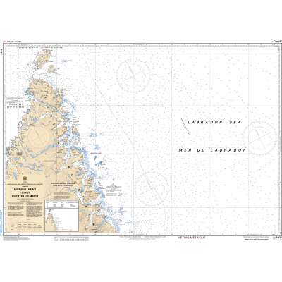 CHS Chart 5027: Murphy Head to/aux Button Islands